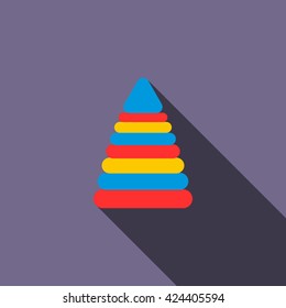 Children pyramid icon
