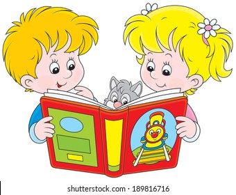 Children reading