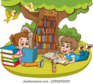 library clipart for kids