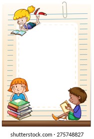 Marco de diseño de libros para niños