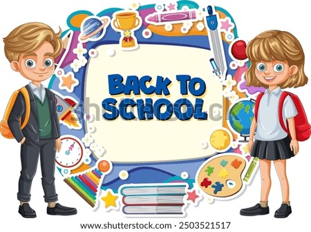 Children ready for a new school year