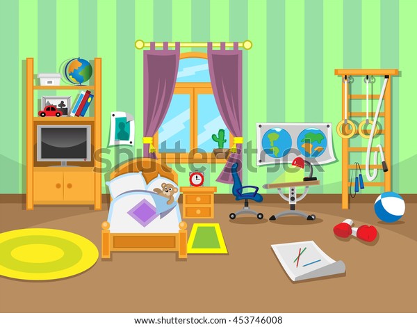 Children Room Stock Vector (Royalty Free) 453746008