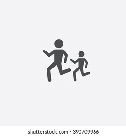 children running Icon