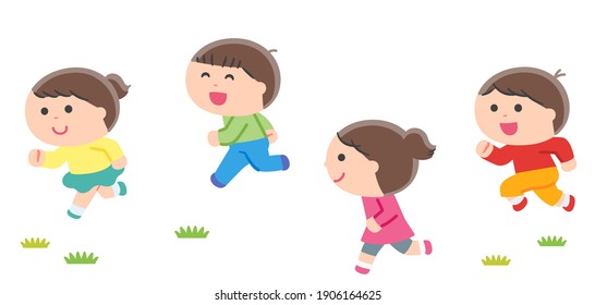 176 Scampering child Images, Stock Photos & Vectors | Shutterstock