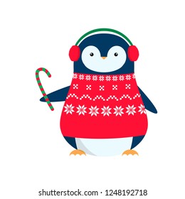 Children s toy symbol of the new year and the long-awaited gift of every child. Multi-colored cute toy gift for the holiday.