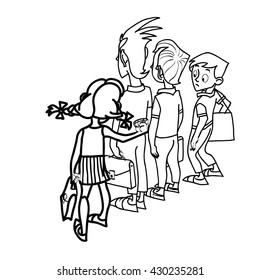 Children at school threat