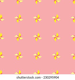 children seamless with  spinner, propeller, twirl.  Vector illustration