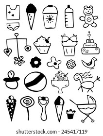 Children set black