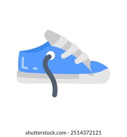 Children Shoes Flat Icons, Vector illustration