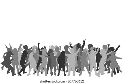 children silhouette