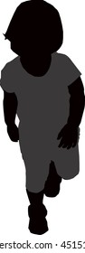 children silhouette