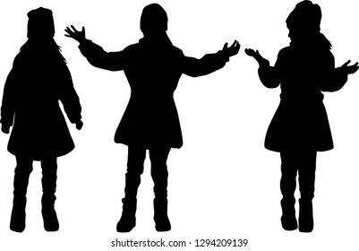 Children of silhouettes.