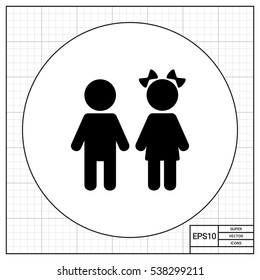 Children simple icon