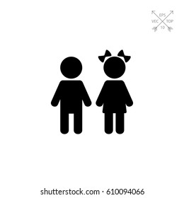 Children simple icon