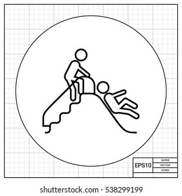 Children slide