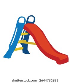 Children slide.A set of children's slides aqua park or playground.