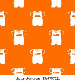 Children slider pattern vector orange for any web design best