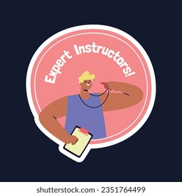 Children Swimming Lessons. swimming classes background. swimming training concept. Vector Illustration. Poster, label, Sticker, Template. social media post. Swimming lesson promotion poster. Coaching.