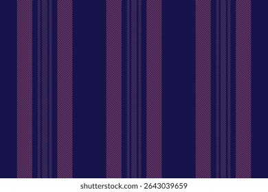 Children textile fabric vertical, clothes stripe background vector. Delicate texture lines seamless pattern in blue and pink colors palette.
