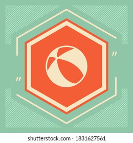 Children toy, bouncy ball - icon. Graphic elements for your design