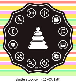 Children toy icon