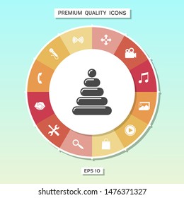 Children toy icon. Graphic elements for your design