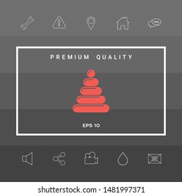Children toy icon. Graphic elements for your design