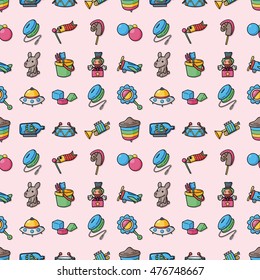 Children toys icons set,eps10