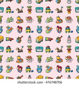 Children toys icons set,eps10
