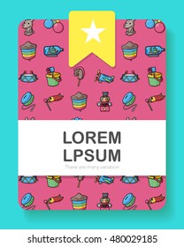 Children toys icons set,eps10