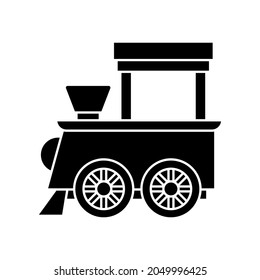 Children train icon Vector. public transport illustration sign. railroad symbol. 