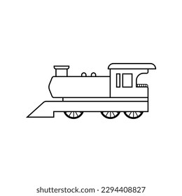 Children train icon Vector. public transport illustration sign. railroad symbol. 