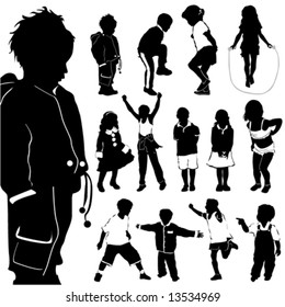 children vector