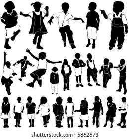 children vector