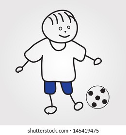 children vector hand drawn