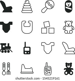 children vector icon set such as: hygiene, drooling, birthday, sharp, cube, vertical, wooden, equipment, eat, communication, build, red, love, round, pixel, roly-poly, sit, funny, carriage, simple