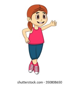 Children Vector Illustration