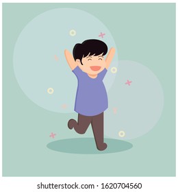Children Vector Illustration Character, Icon, Cute Character