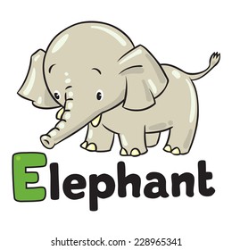 Elephant Aggression Cartoon Illustration Image Character Stock ...