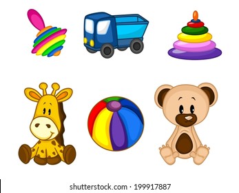 Children Vector Toys