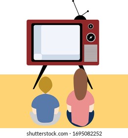 Teenager Watch Tv のイラスト素材 画像 ベクター画像 Shutterstock