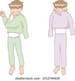 Children who change into their own pajamas