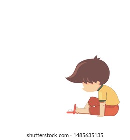 children who are hoping for happiness