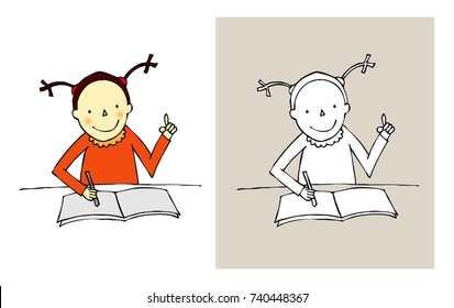 Children who think and study for themselves.