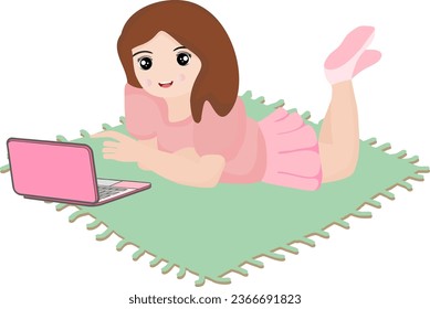 Kinderaktivitäten mit Laptops im Park