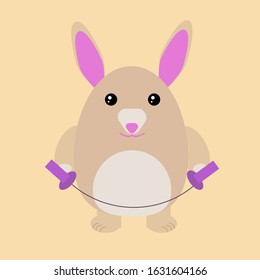 
children's animation funny kind rabbit
