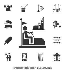 children's autodrome icon. Detailed set of attractions. Premium graphic design. One of the collection icons for websites, web design, mobile app