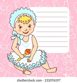 children's background, girl