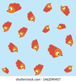 children's background with a lot of hedgehogs