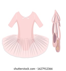 Children's ballet clothes pointe shoes